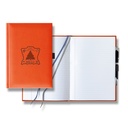 Castelli Tucson  Grande Lined White Page Journal with Pen &amp; Loop