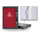 Castelli Matra Banded Medio Lined White Page Journal Gift Set