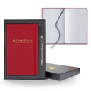 Castelli Matra Banded Medio Lined White Page Journal Gift Set