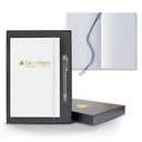 Castelli Matra Banded Medio Lined White Page Journal Gift Set