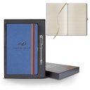 Castelli Bi Band Medio Lined Ivory Page Journal Gift Set