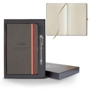 Castelli Bi Band Medio Lined Ivory Page Journal Gift Set