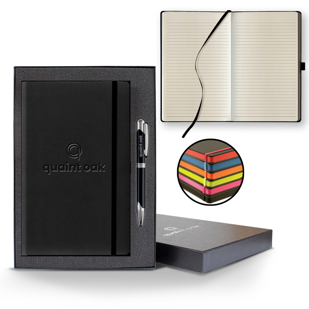 Castelli Tucson Edge Medio Lined Ivory Page Journal Gift Set