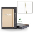 Castelli Carapace Medio Lined Recycled White Page Journal Gift Set