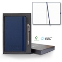 Castelli Oceano ECO rPET Medio Lined Recycled White Page Journal Gift Set