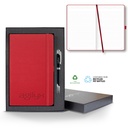 Castelli Oceano ECO rPET Medio Lined Recycled White Page Journal Gift Set
