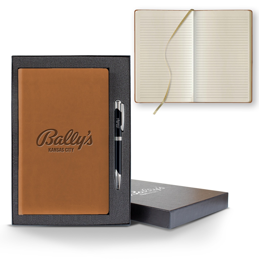 Castelli Tucson Slim Medio Lined Ivory Page Journal Gift Set