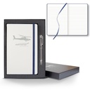 Castelli White Laser Medio Lined White Page Journal Gift Set