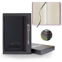 Castelli Black Laser Medio Lined Ivory Page Journal Gift Set