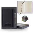 Castelli Black Laser Medio Lined Ivory Page Journal Gift Set