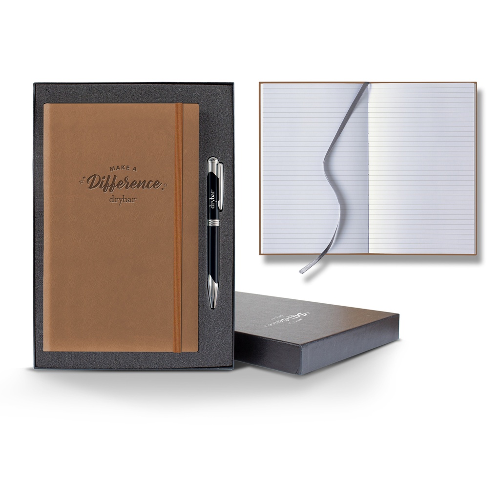 Castelli Tucson Banded Medio Lined White Page Journal Gift Set