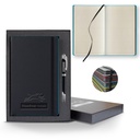 Castelli Black Laser Medio Lined Ivory Page Journal Gift Set