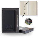 Castelli Black Laser Medio Lined Ivory Page Journal Gift Set