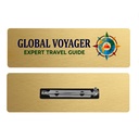 1 x 3 Name Badge - Pin Back