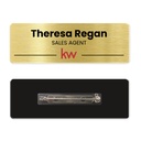1 x 3 Name Badge - Pin Back