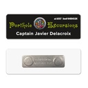 1 x 3 Name Badge - Magnet Back