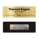 1 x 3 Name Badge - Magnet Back