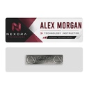 1 x 3 Name Badge - Magnet Back