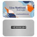 1.5 x 3 Name Badge - Pin Back