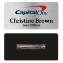 1.5 x 3 Name Badge - Pin Back