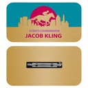 1.5 x 3 Name Badge - Pin Back