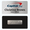 1.5 x 3 Name Badge - Magnet Back