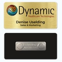 1.5 x 3 Name Badge - Magnet Back