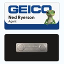 1.5 x 3 Name Badge - Magnet Back