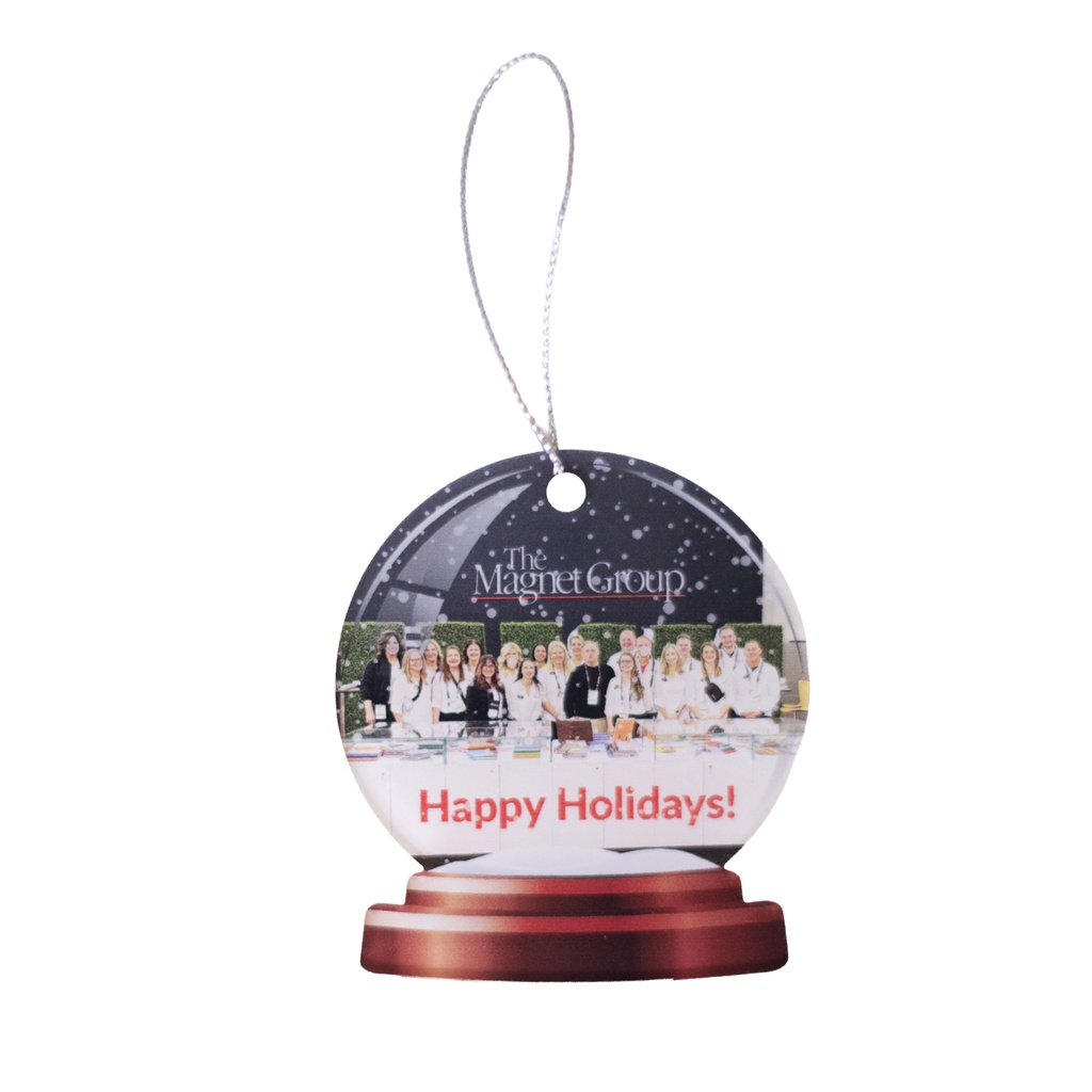 Snow Globe Acrylic Ornament