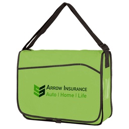 [B233LIM] Non Woven Messenger Bag W/Pocket
