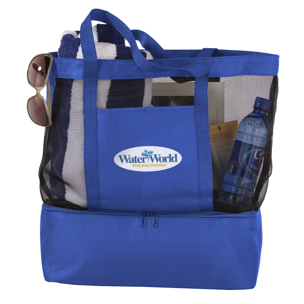 [BG287BL] 2 in 1 Beach Bag Cooler