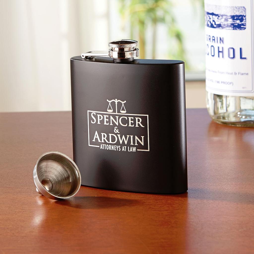 [IC1501BK] Black Flask Set