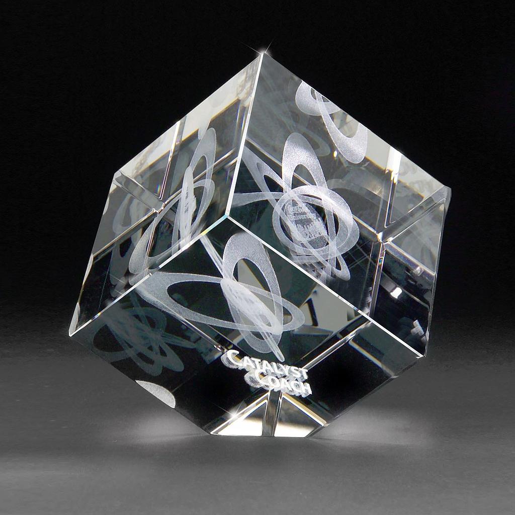 [IC3D002] 3D Crystal Jewel Cube Medium Award