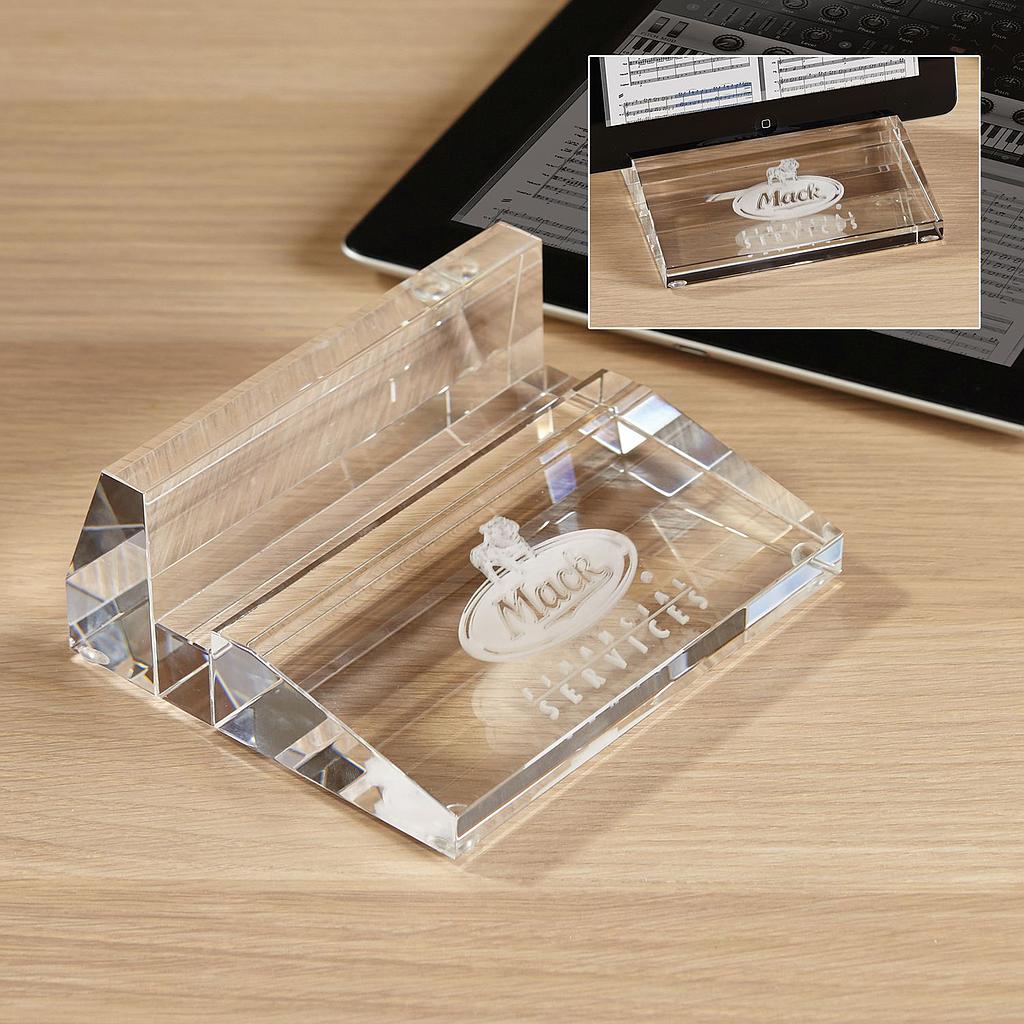 [IC3D043] 3D Crystal Tablet Stand