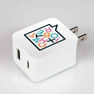 20 Watt Type C and USB Wall Adaptor