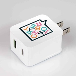 [TEK225WH] 20 Watt Type C and USB Wall Adaptor