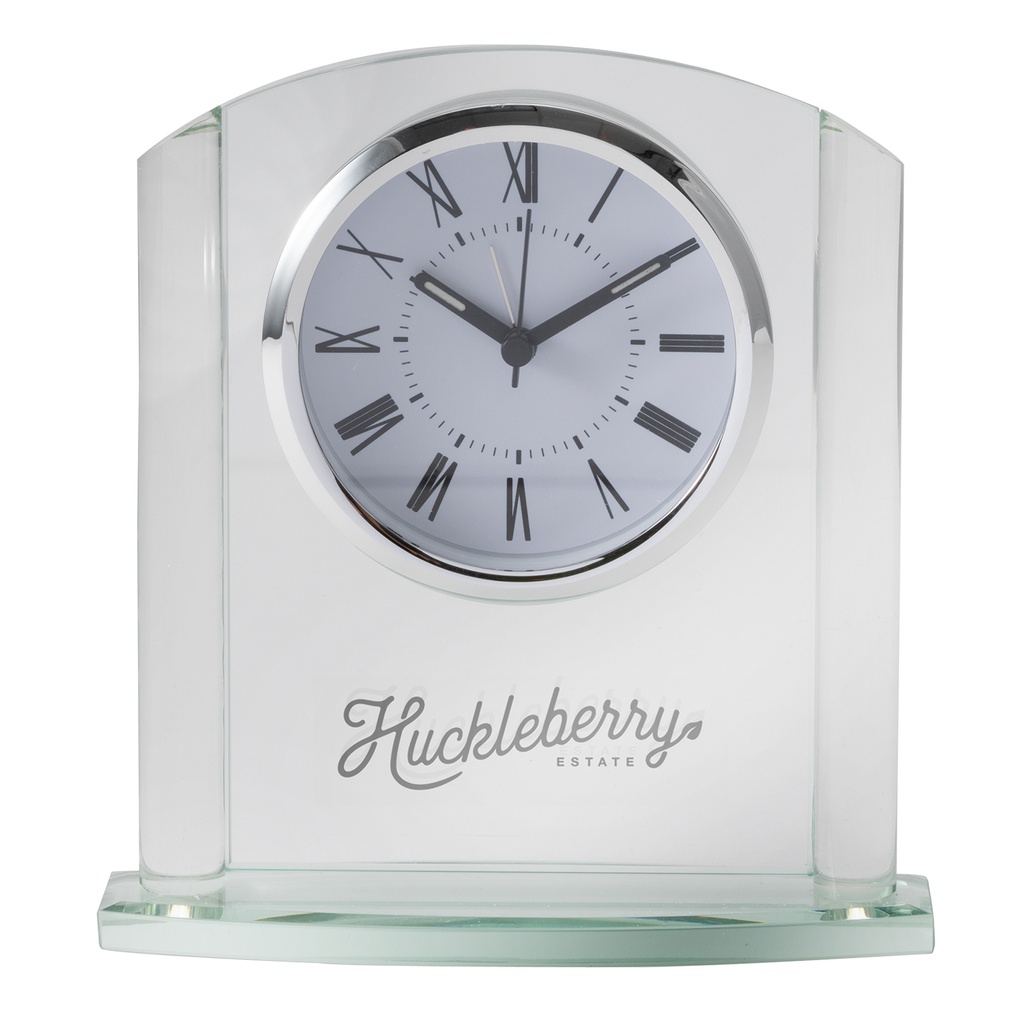 [6881] Arch Glass Desk Clock