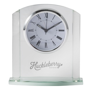 Arch Glass Desk Clock