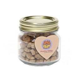 Half Pint Jar with Small Heart Magnet Pet Fill