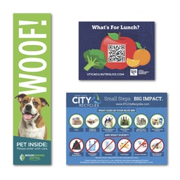Square Corner Flat Flexible Magnet up to 11 Sq In