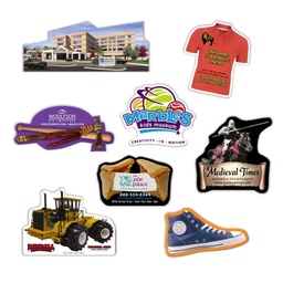 Custom Corner Flat Flexible Magnet up to 18 Sq In