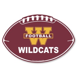 [CS16-030] Football Car Sign Magnet