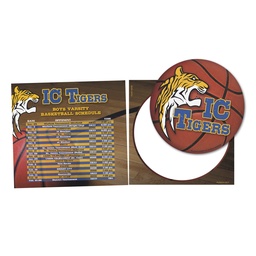 [CS57-030] Schedule Magnet w/ Circle Punch Out Car Sign