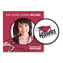 [CSPF01-030] 2-in-1 Circle Car Magnet w/Picture Frame