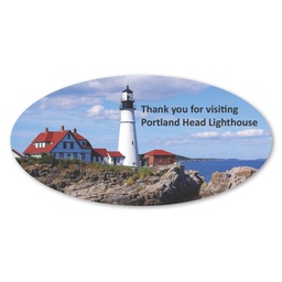 [L407] 2 X 4 In Oval Repositionable Label