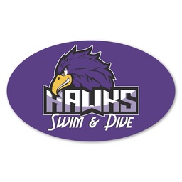 [L408] 3 X 5 In Oval Repositionable Label