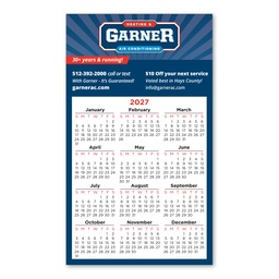 Calendar Square Corner Magnet 3 1/2 x 6