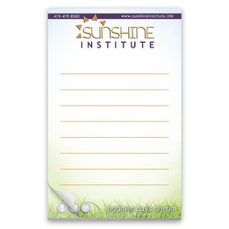 [NTP0250MFC-50#] Paper Note Pad 3 1/2 x 5 1/2, 50 pages, w/mag 4CP