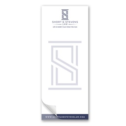 [NTP0325-50#] 25 Page 3-1/2 x 8-1/2 Paper Note Pad