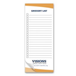 [NTP0350MFC-50#] Paper Note Pad 3 1/2 x 8 1/2, 50 pages w/ mag 4CP